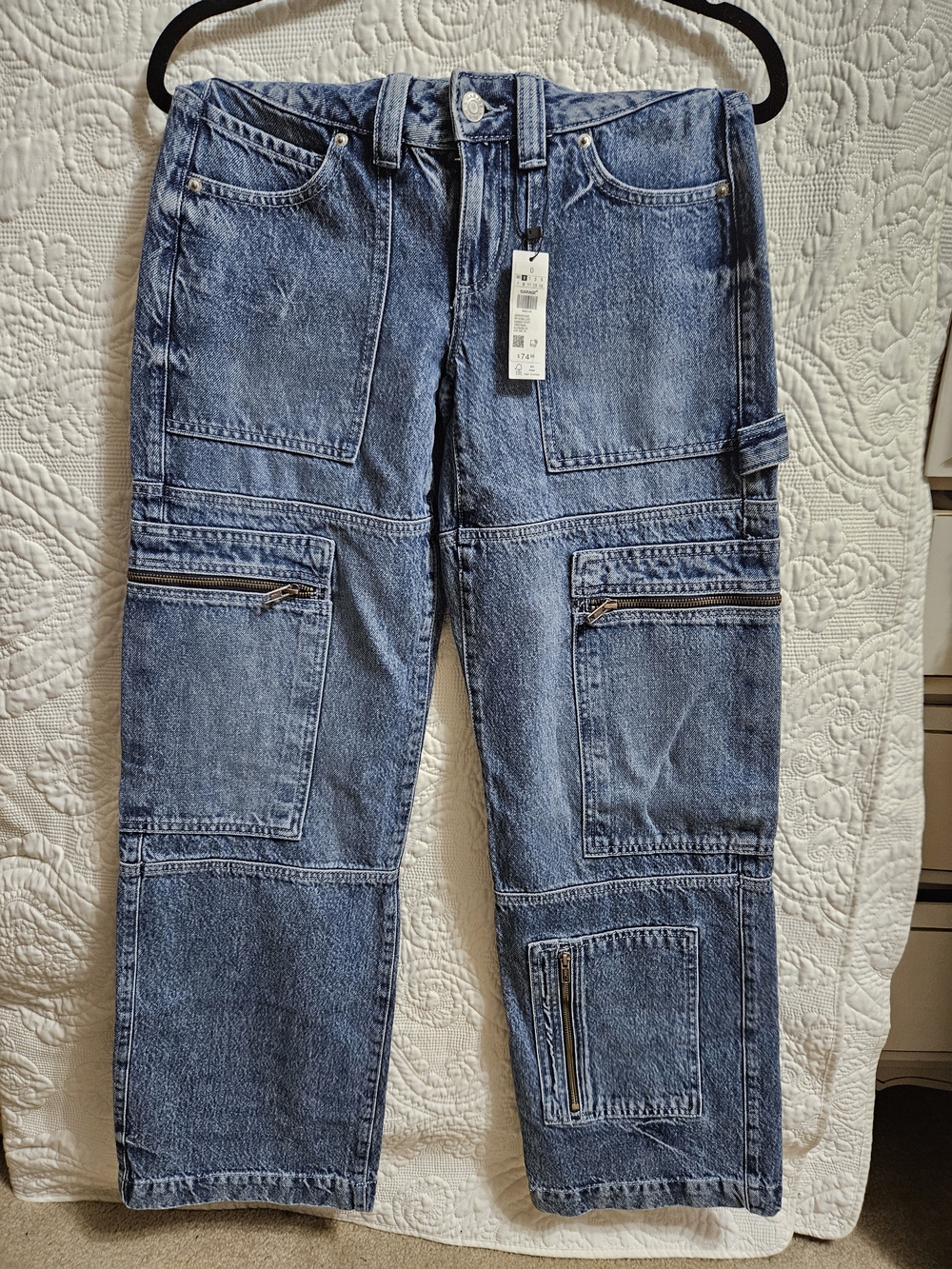 Garage Denim Cargo Pants